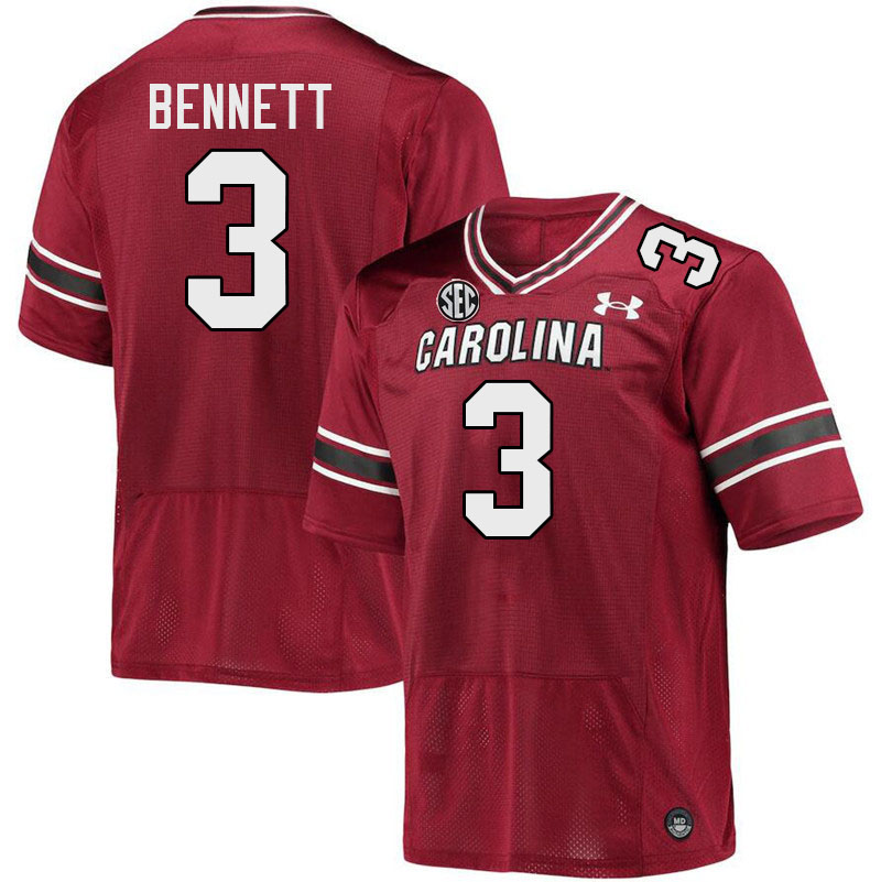 Men #3 Mazeo Bennett South Carolina Gamecocks College Football Jerseys Stitched-Garnet